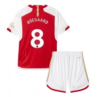 Arsenal Martin Odegaard #8 Heimtrikotsatz Kinder 2023-24 Kurzarm (+ Kurze Hosen)